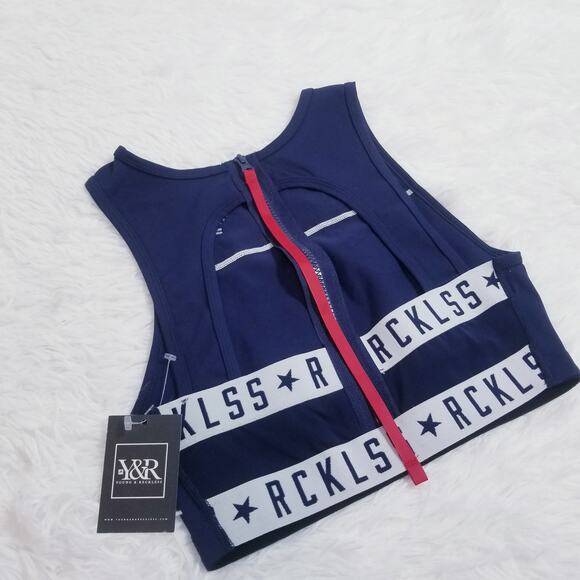 NEW Young & Reckless Work Out Sport Bra Top - Picture 3 of 7
